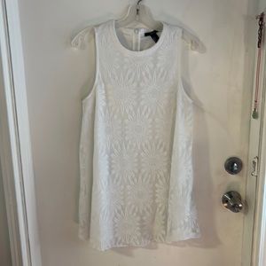 Forever 21. Large white mini dress